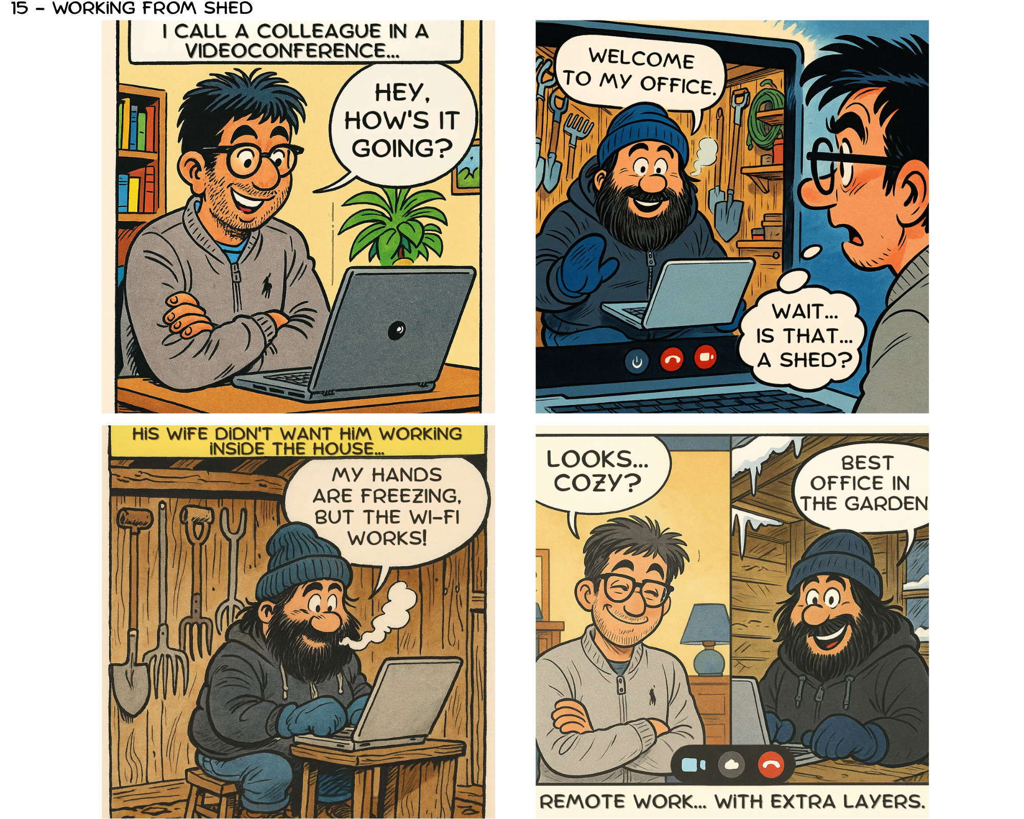 Adventures in Uptime - Working from Shed