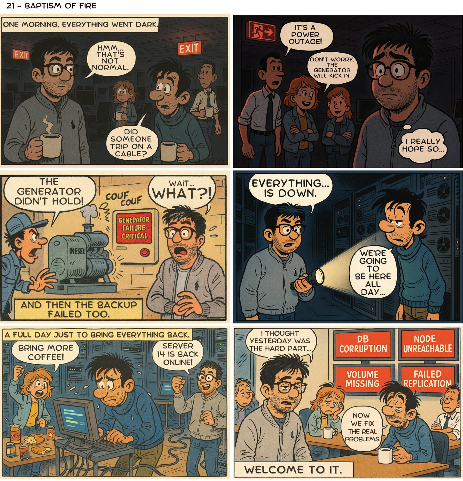 Adventures in Uptime - Baptism of Fire
