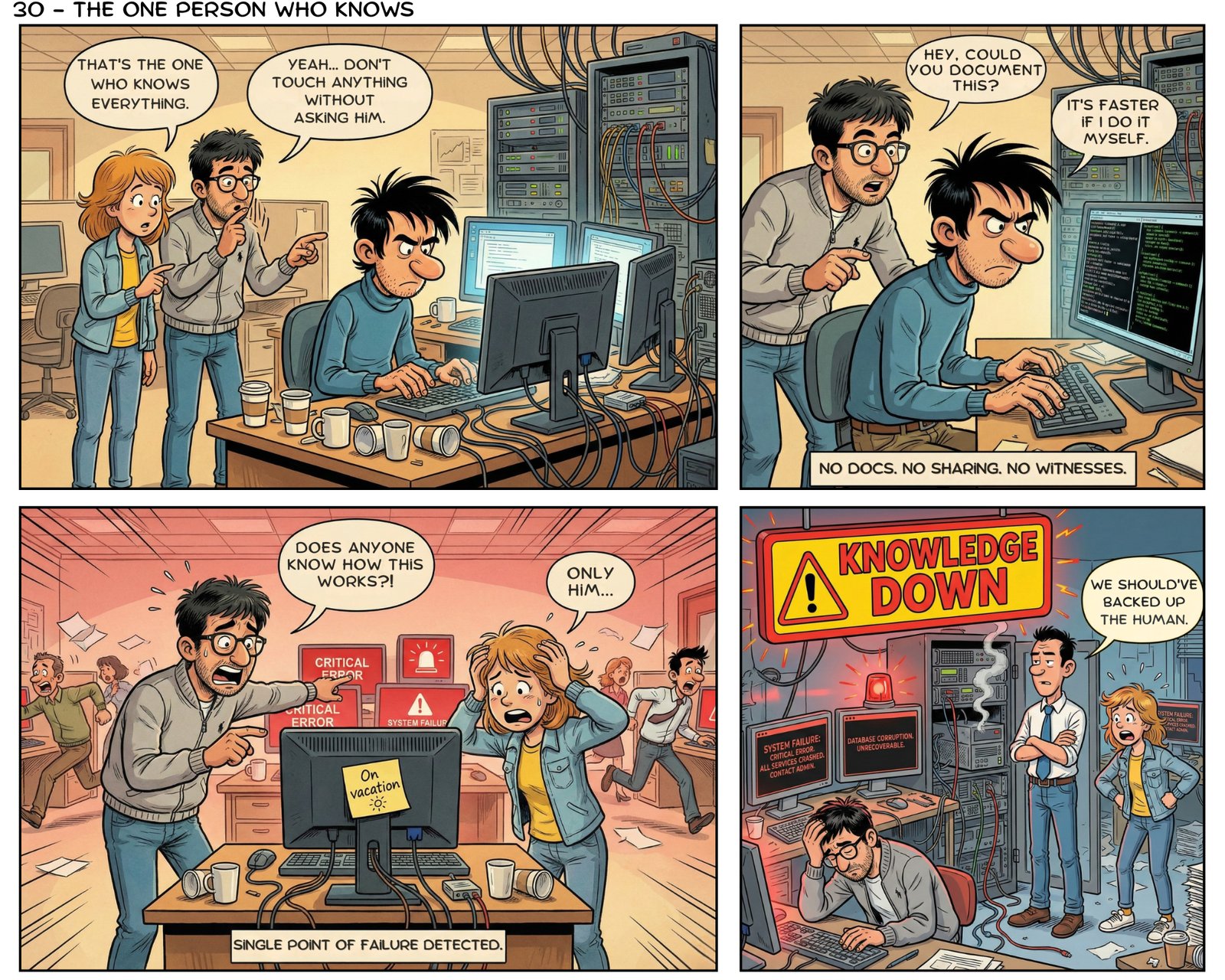 Adventures in Uptime - The One Person Who Knows