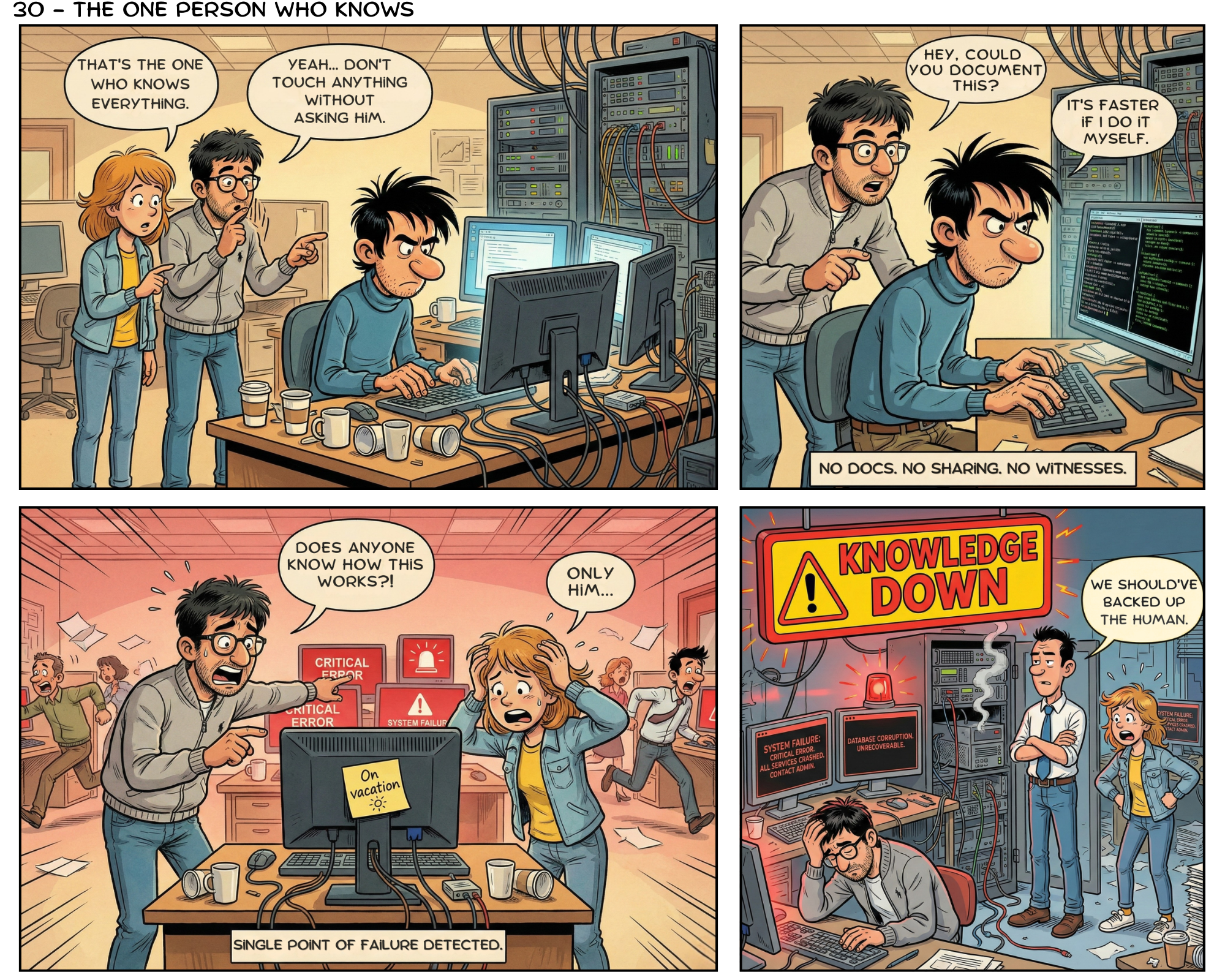 Adventures in Uptime - The One Person Who Knows