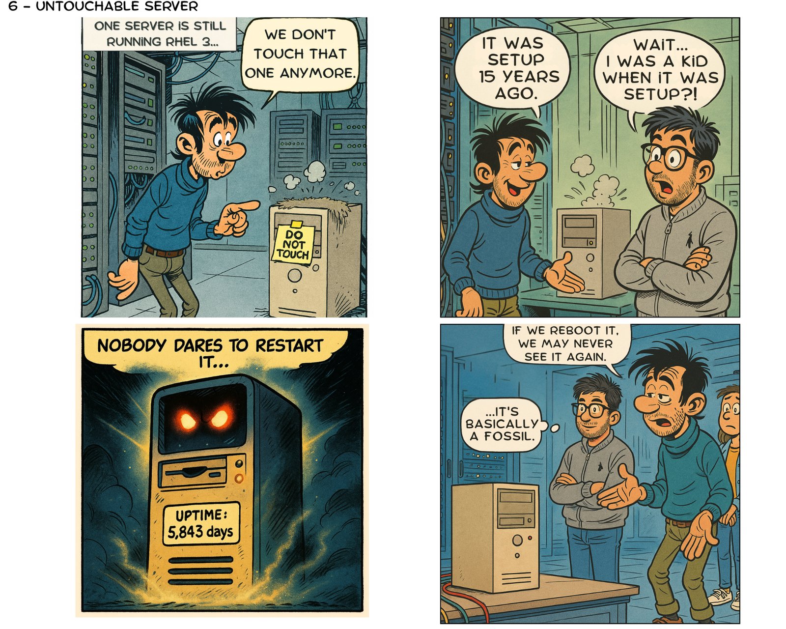 Adventures in Uptime - Untouchable Server