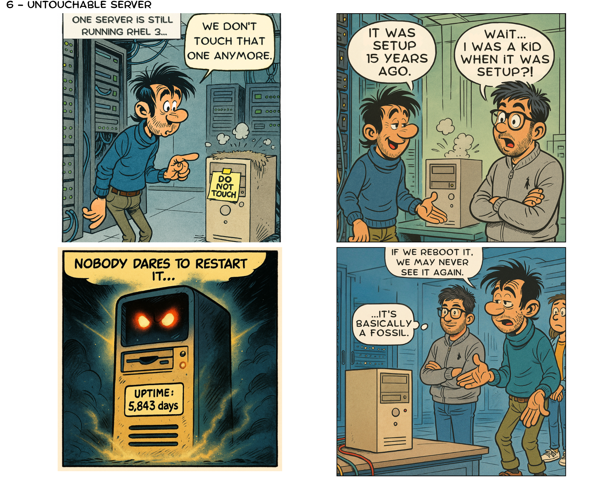 Adventures in Uptime - Untouchable Server